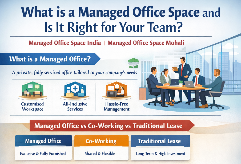 managed office space for rent in mohali